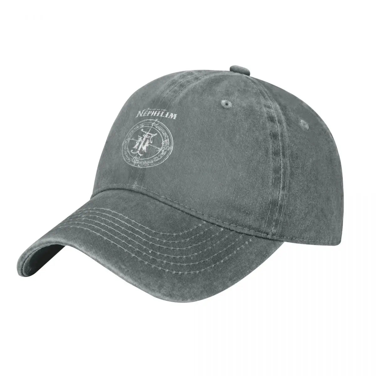 Campi Del Nephilim Classic Logo Denim Baseball Cap