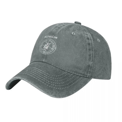 Campi Del Nephilim Classic Logo Denim Baseball Cap