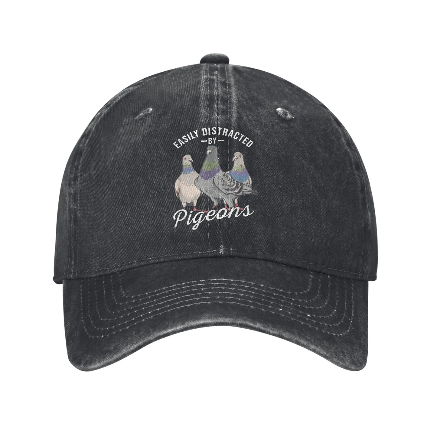 Easily Distracted Pigeon Lover Baseball Cap