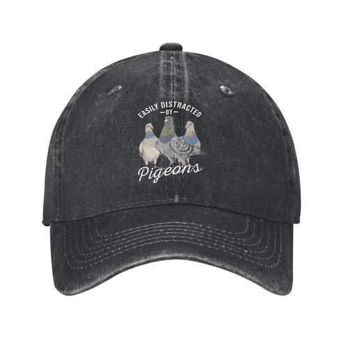 Easily Distracted Pigeon Lover Baseball Cap