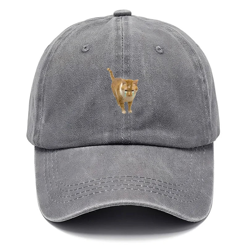 Vintage Washed Cotton Funny Meme Streetwear Baseball Cap