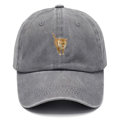 Vintage Washed Cotton Funny Meme Streetwear Baseball Cap