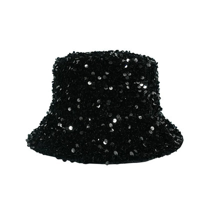 Sequin Double Sided Hip Hop Bucket Hat