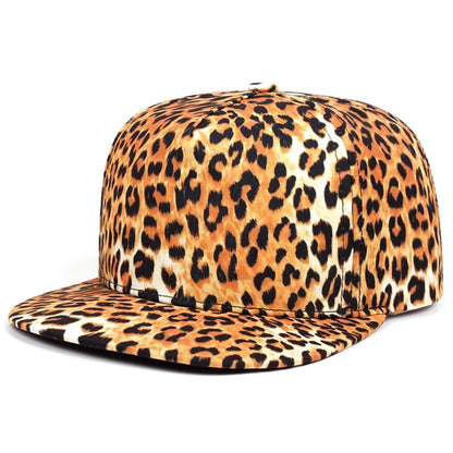 Printed Pattern Flat Brim Hip Hop Baseball Cap