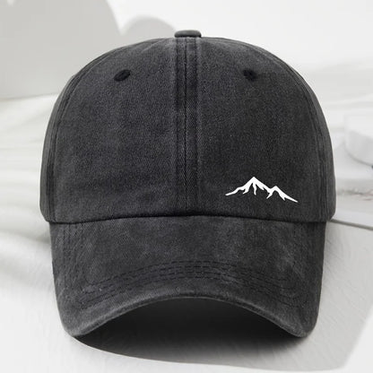 Mountain Print Outdoor Baseball Cap