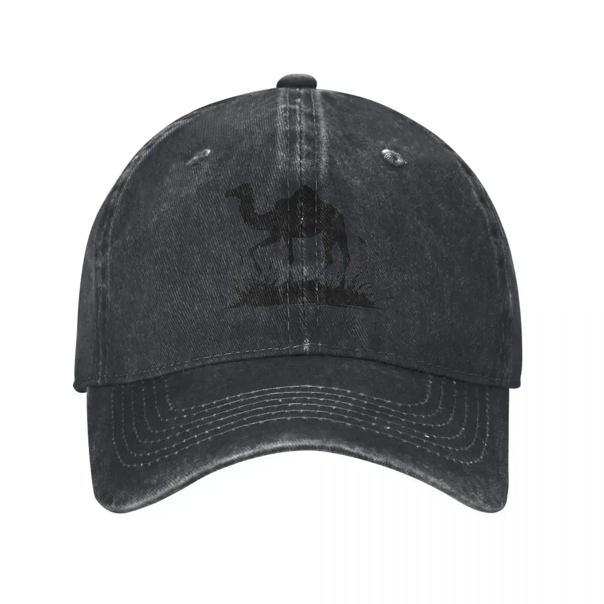 Vintage Distressed Camel Silhouette Baseball Cap