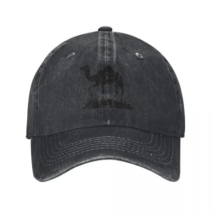 Vintage Distressed Camel Silhouette Baseball Cap