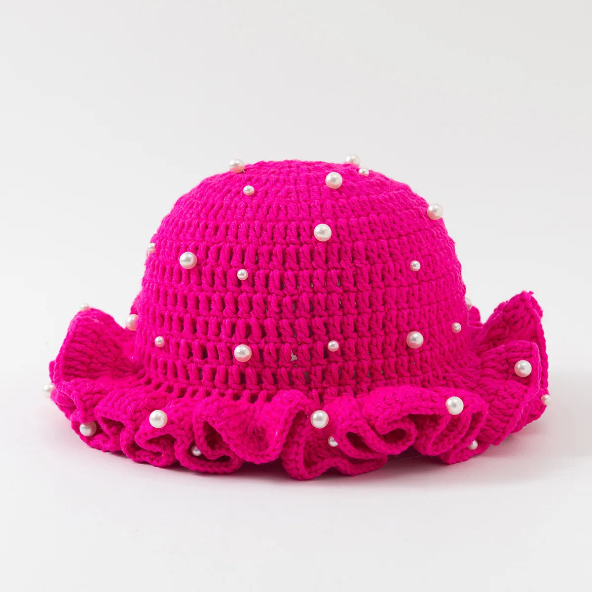 Handmade Crochet Winter Fisherman Bucket Hat