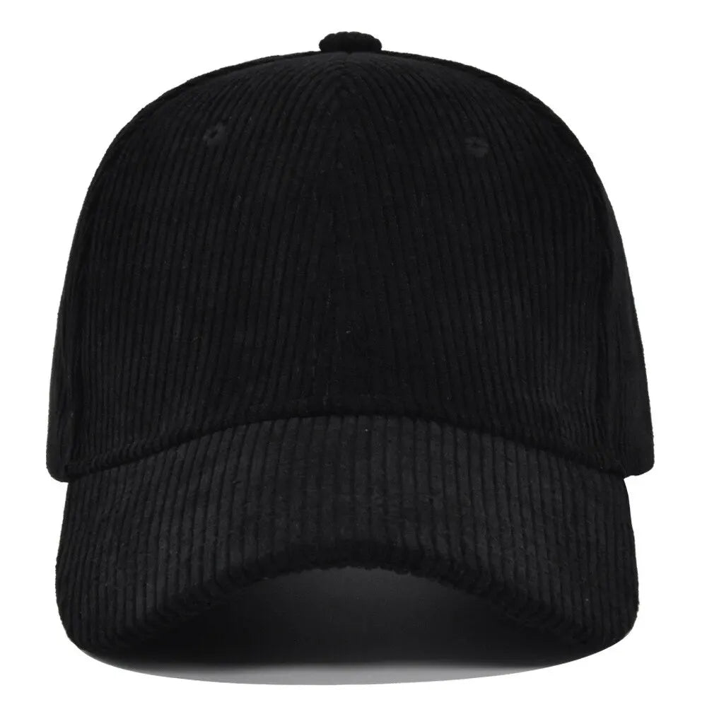 Korean Style Corduroy Small Curved Brim Baseball Cap