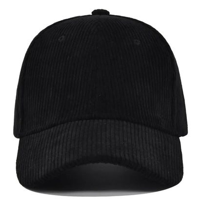 Korean Style Corduroy Small Curved Brim Baseball Cap