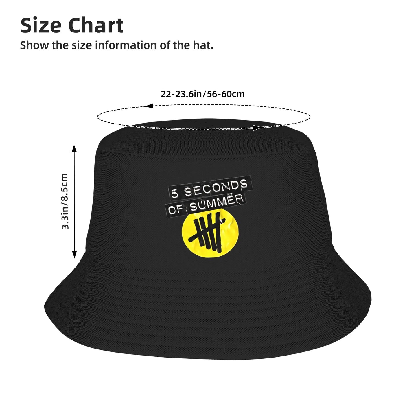 5 Seconds Of Summer Logo Vintage Bucket Hat