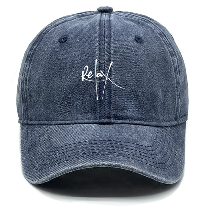 Relax Print Mesh Adjustable Outdoor Baseball Cap
