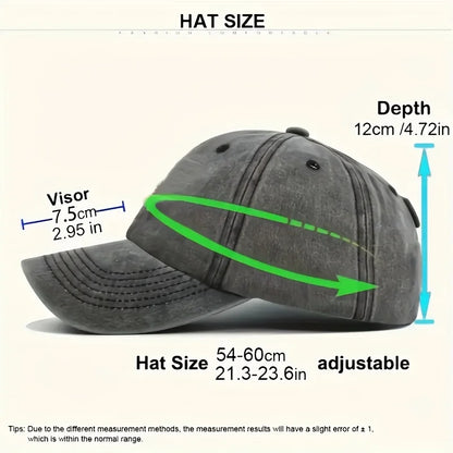 Simple Chic Everyday Wear Adjustable Baseball Cap