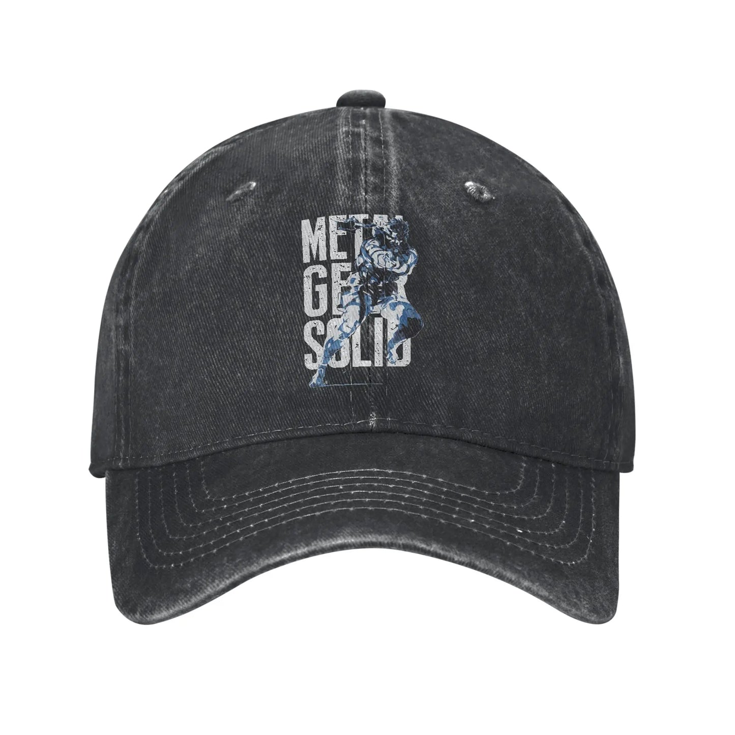 Metal Gear Solid Distressed Washed Baseball Cap
