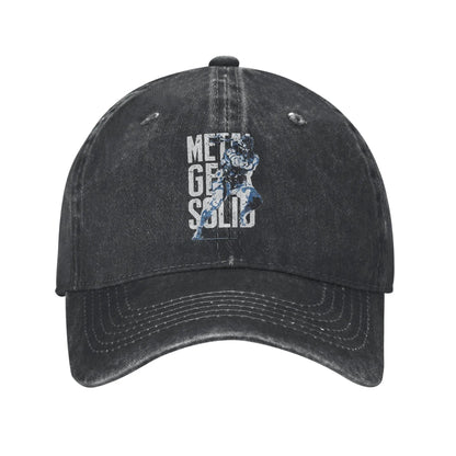Metal Gear Solid Distressed Washed Baseball Cap