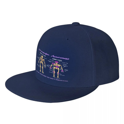 What You See What I Feel Embroidered Flat Brim Baseball Hat