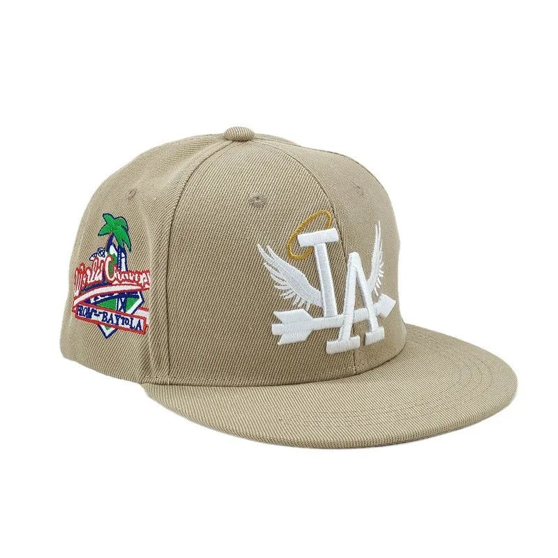 Los Angeles Angel Wings Embroidered Baseball Cap