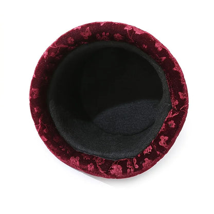 Elegant Floral Printed Bucket Hat