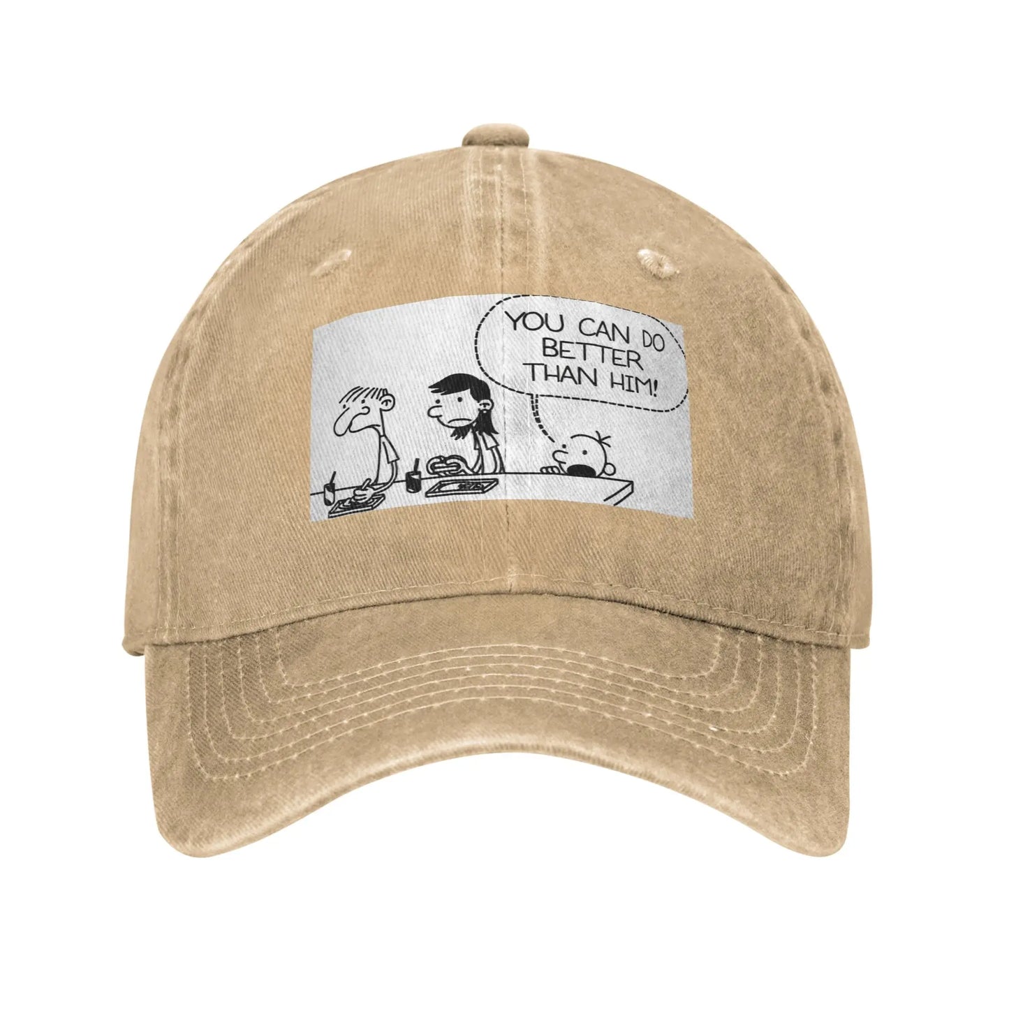 Diary Of Wimpy Kid Better Than Him Denim Baseball Cap