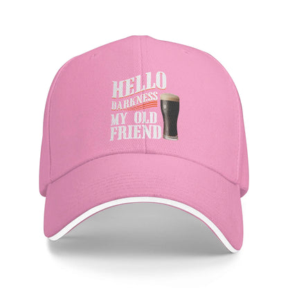 Hello Darkness My Old Friend Retro Baseball Cap