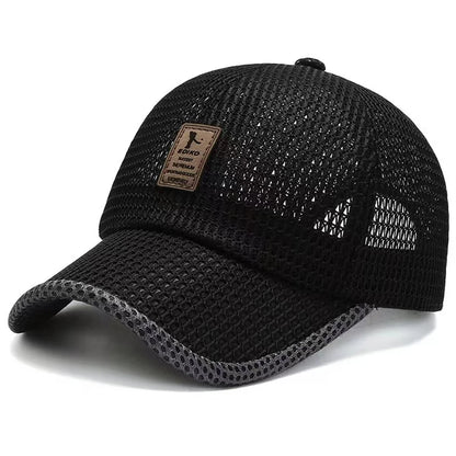 Unisex Label Mesh Breathable Baseball Caps