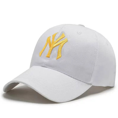 MY Letter Embroidered Unisex Snapback Cap