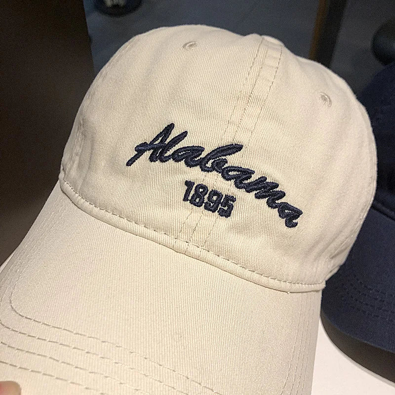 RICYGVM Letter Embroidery Solid Color Baseball Cap