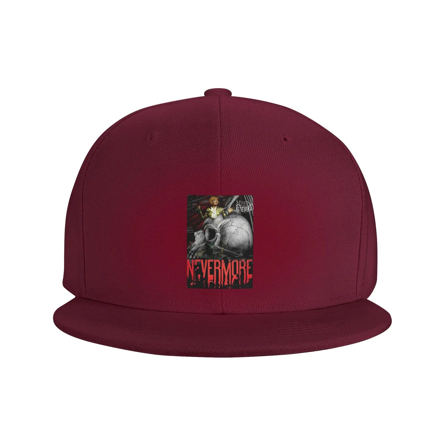 Nevermore Skeleton Mylene Farmer Gothic Graphic Snapback Cap