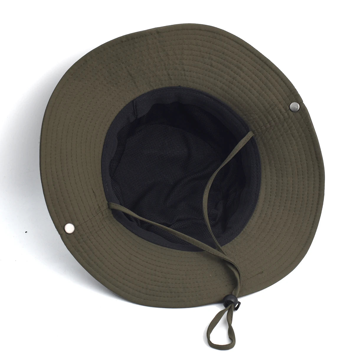 Vintage Contrast Brim Sun Hat