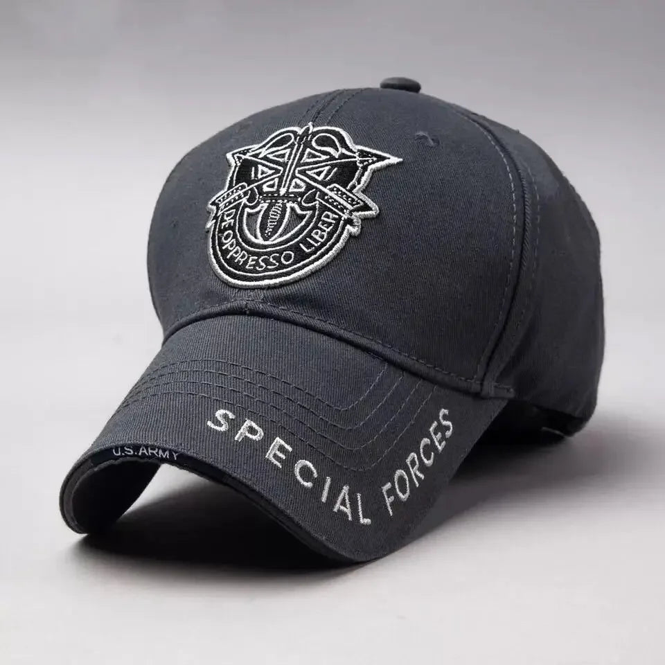 Oversize Cotton Curved Peak Baseball Cap
