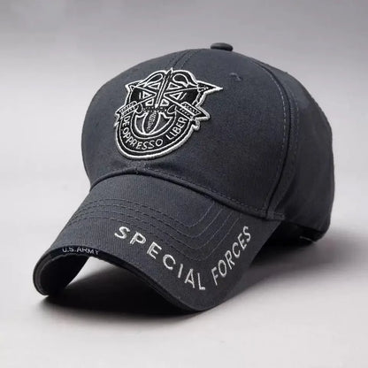 Oversize Cotton Curved Peak Baseball Cap