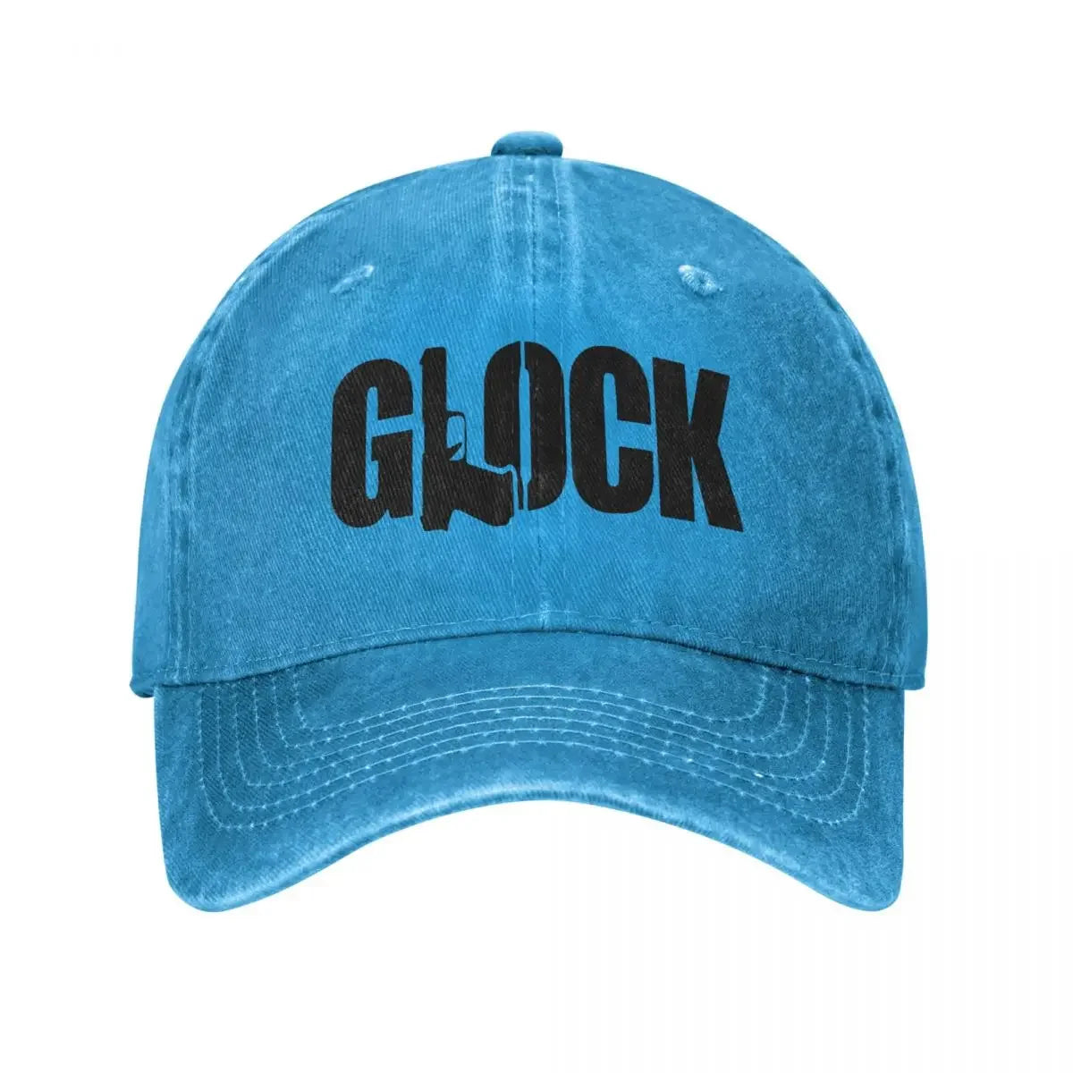 Glock Tactical Distressed Denim Snapback Cap