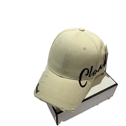Vintage Letter Embroidery Adjustable Baseball Cap