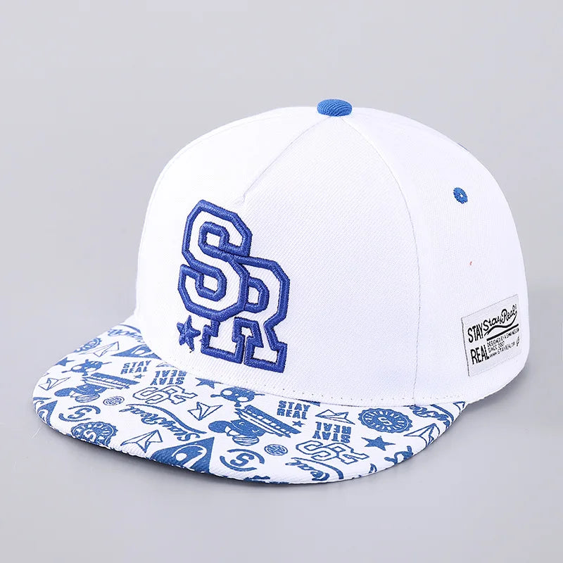 Lightweight Embroidered Snapback Cap