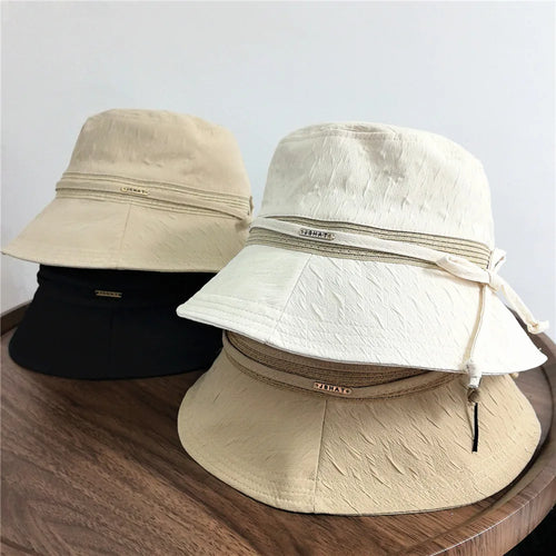 Women’s Bow Sun Protection Bucket Hat