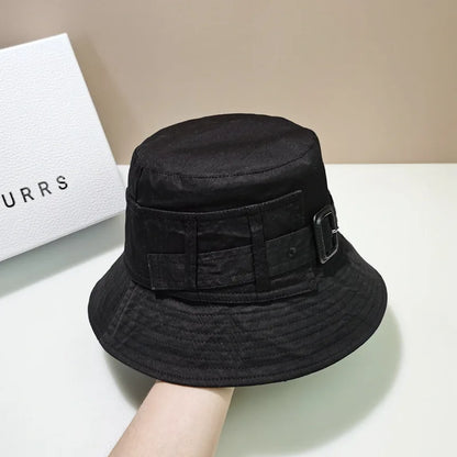 Luxury Belt Buckle Fashion Bucket Hat for Women