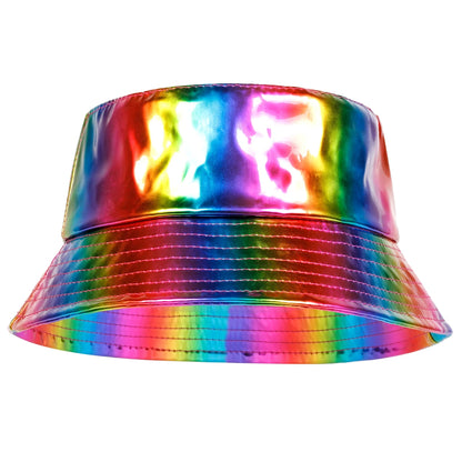 PVC Colorful Personality Bucket Hat