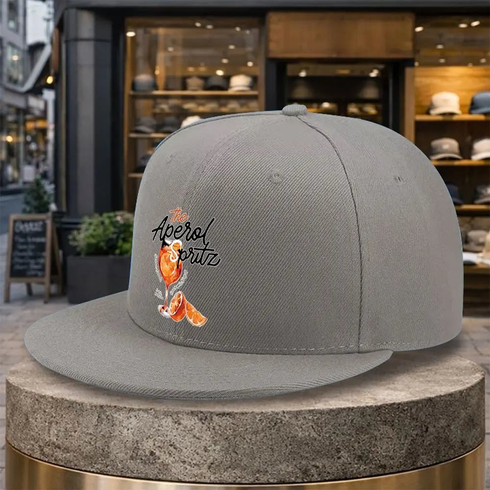Aperol Spritz Cocktail Print Snapback Cap