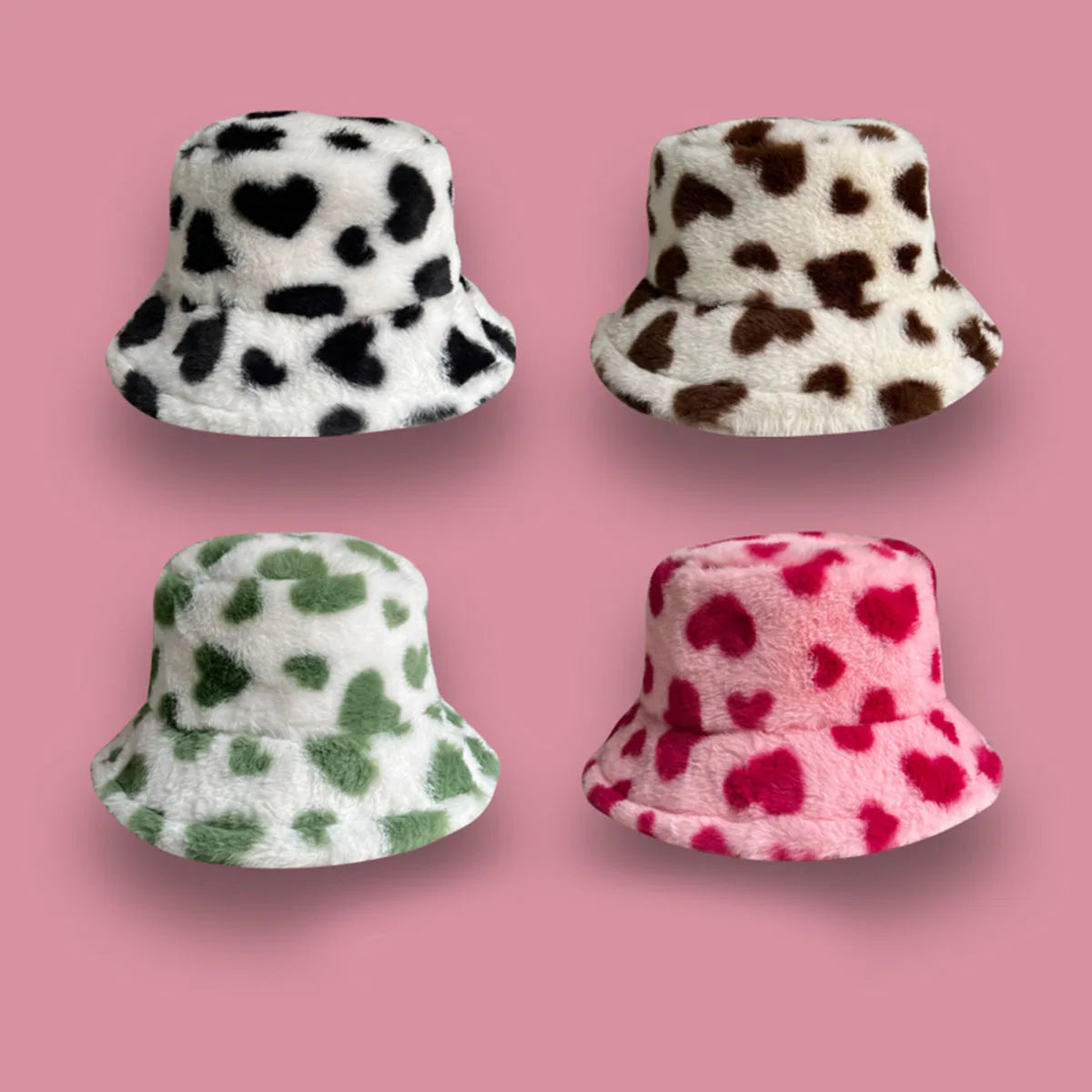Fluffy Faux Fur Rabbit Bucket Hat