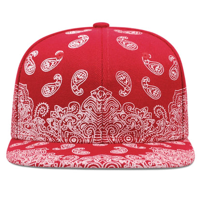 Vintage Paisley Label Hip Hop Snapback Cap