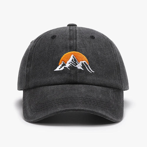 Sunrise Fashionable Embroidered Sun Protection Baseball Cap