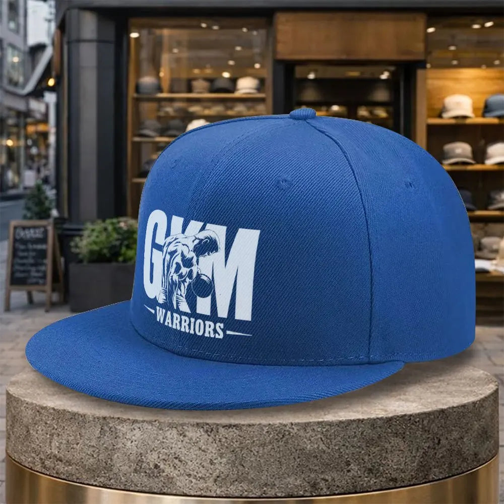 Gym Warriors Streetwear Flat Brim Snapback Cap