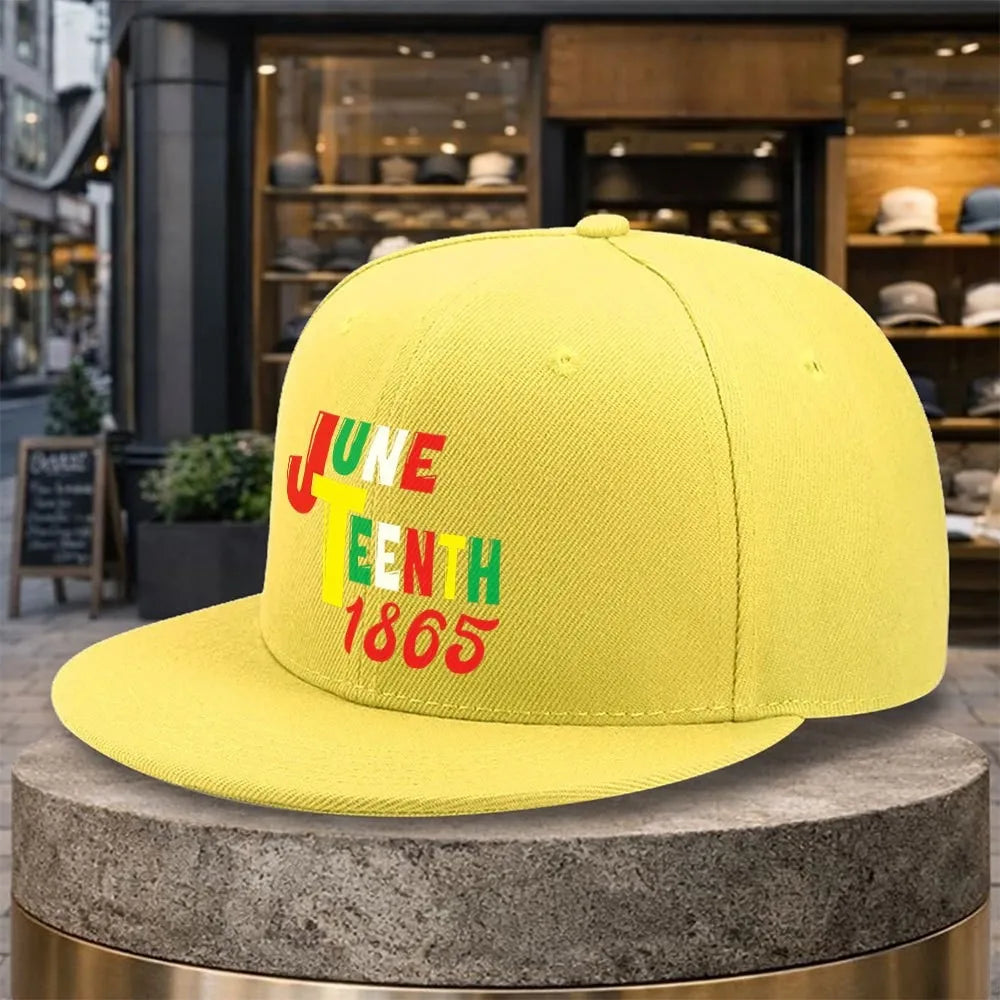 Juneteenth 1865 Streetwear Adjustable Snapback Cap