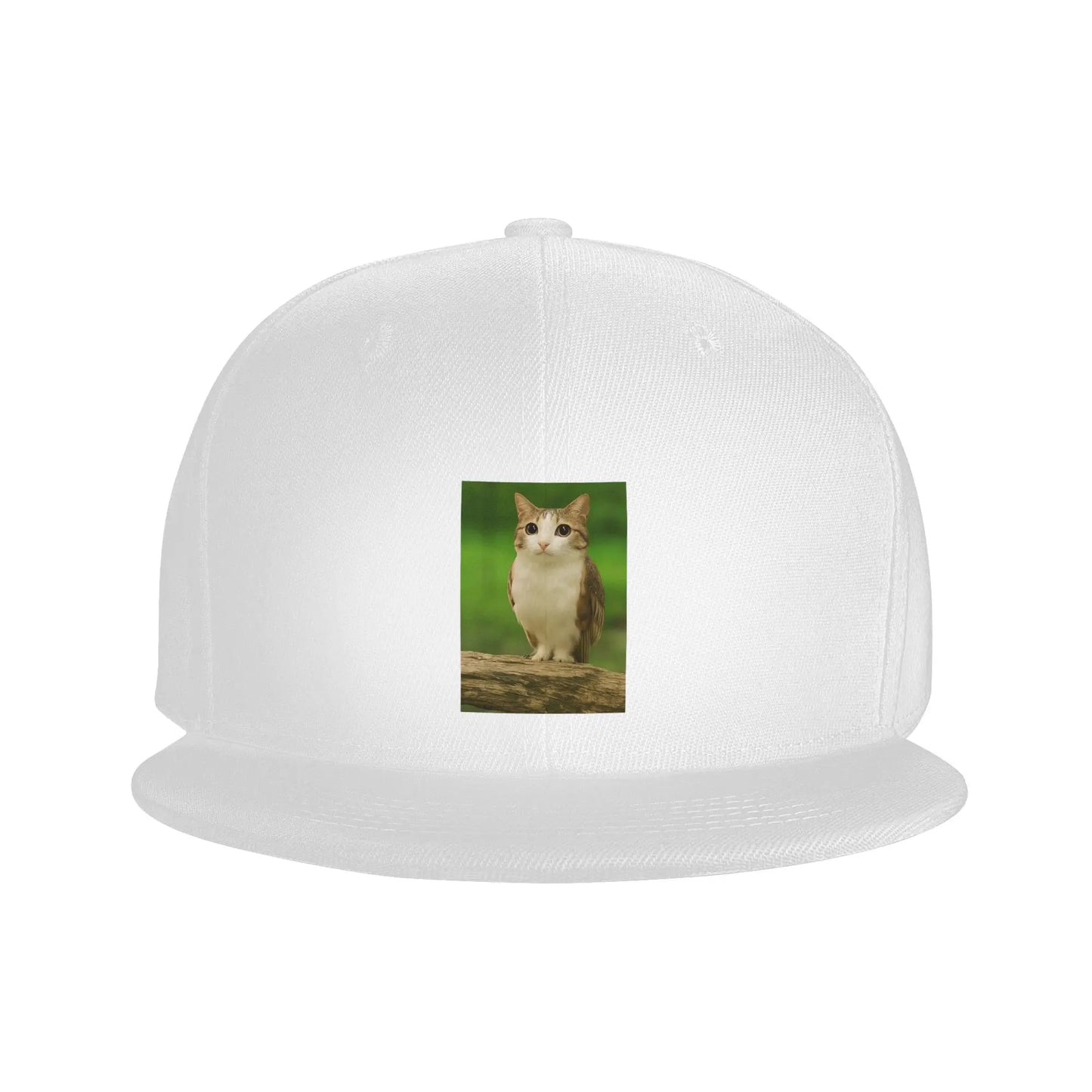 Meowl Cat Owl Funny Meme Internet Graphic Snapback Cap