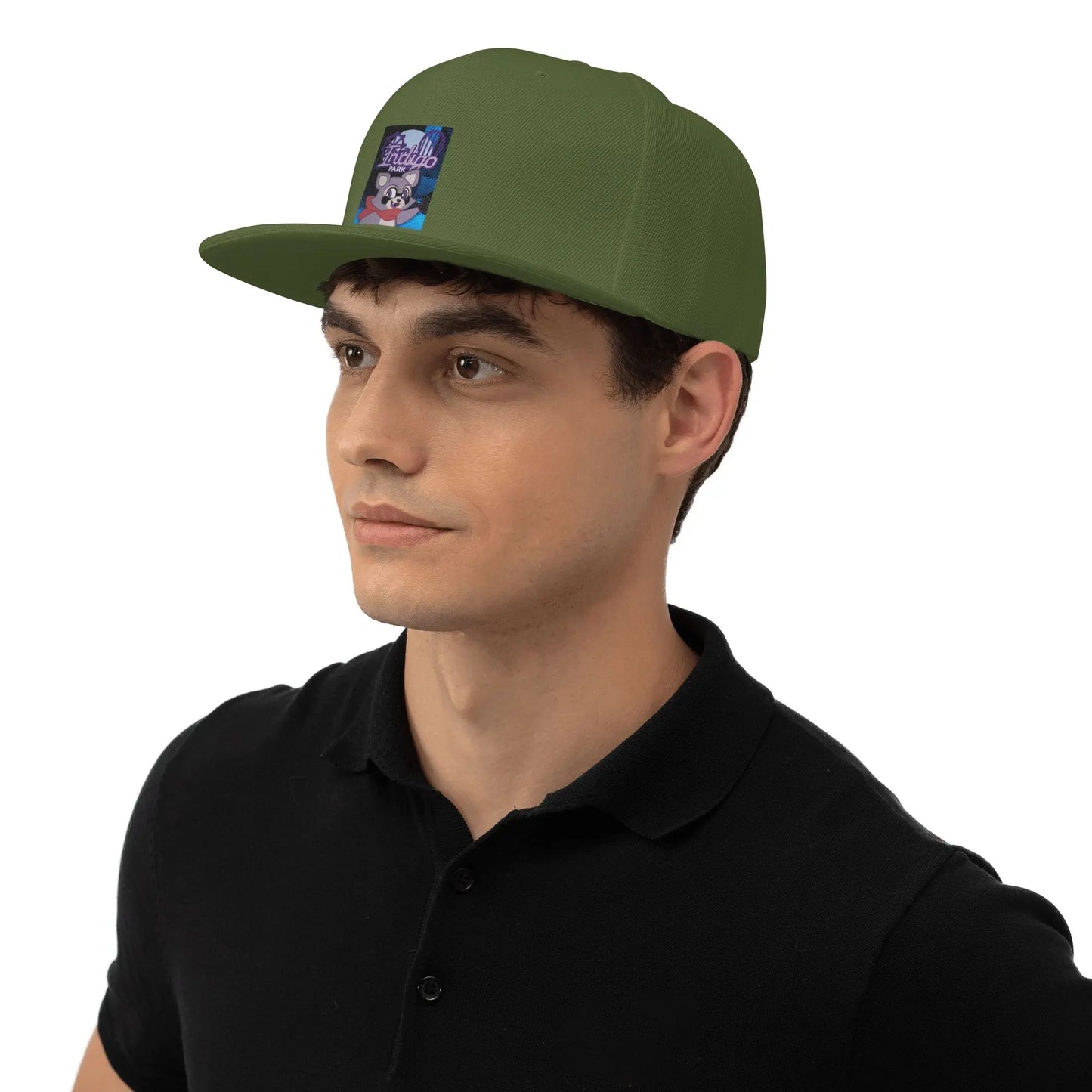 Rambley Indigo Park Character Graphic Streetwear Snapback Cap