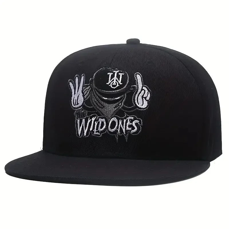Unisex Embroidered Ninja Letter Hip-hop Baseball Cap