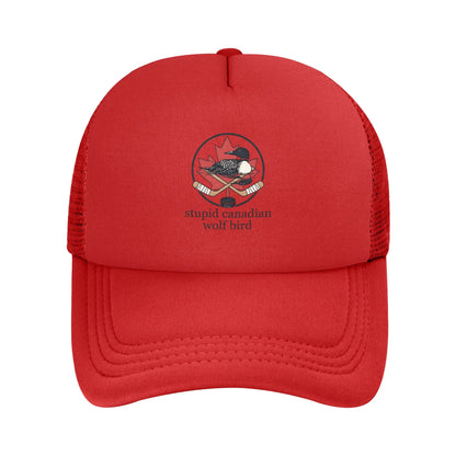 Stupid Canadian Loon Lover Mesh Trucker Baseball Cap