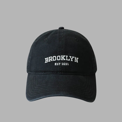 Retro Letters Cotton Ponytail Baseball Cap