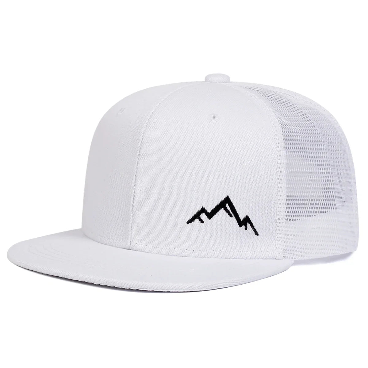 Unisex Mountain Embroidery Hip-hop Net Hats