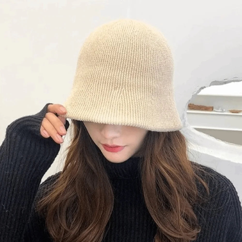 Chenille Knit Cold Proof Bucket Hat